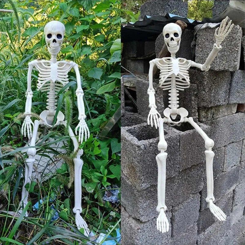 Hanging Skeleton Halloween Decoration — Haunted House Prop