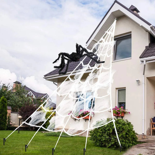 5M Giant Spider Web Halloween Decoration