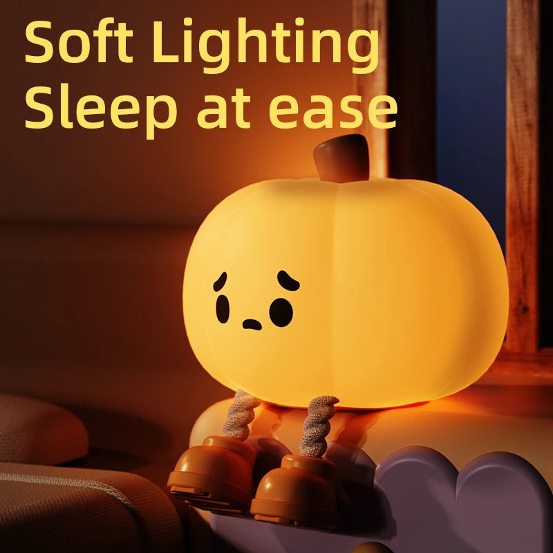 Ghostess Silicone Night Lamp — Witch Ghost & Pumpkin, USB Rechargeable
