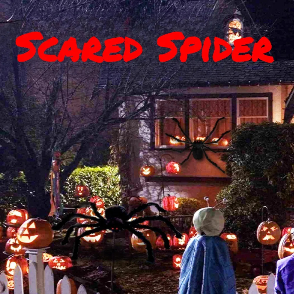 Giant Halloween Spider Decoration — Indoor & Outdoor Yard Prop