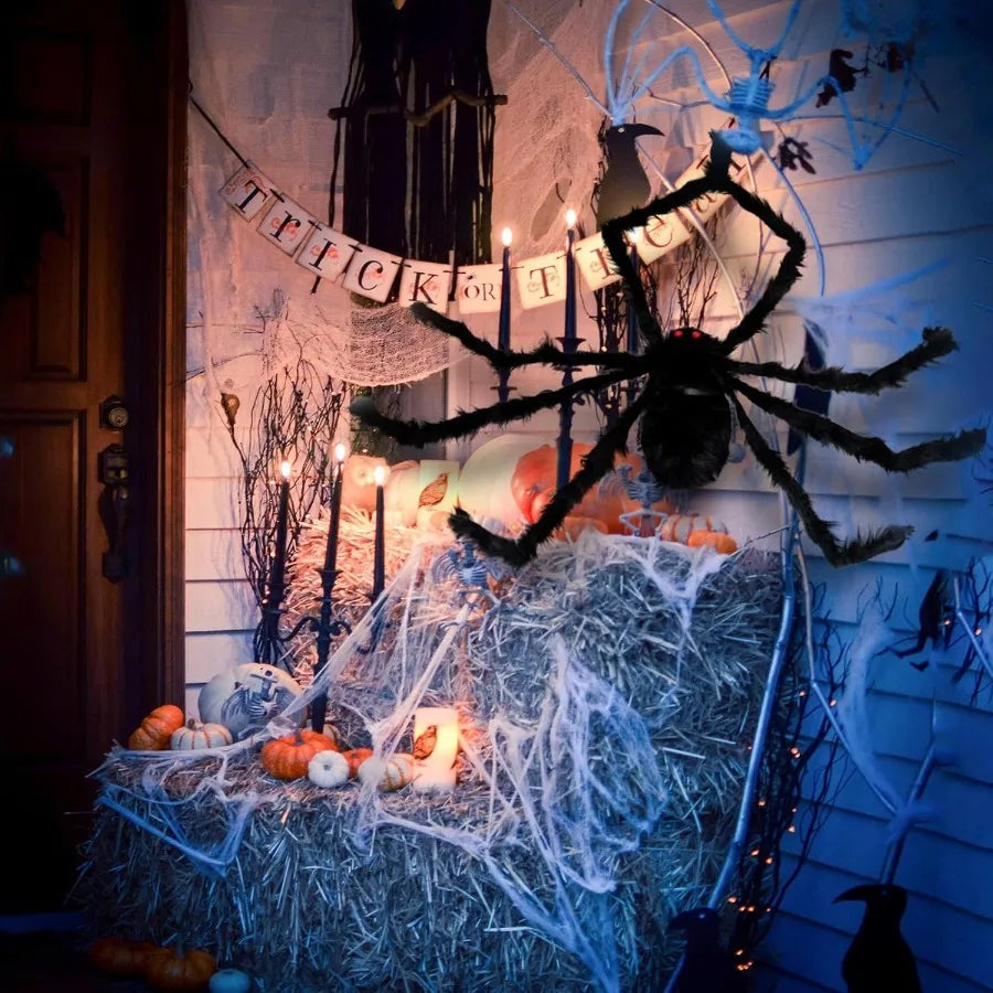 Giant Halloween Spider Decoration — Indoor & Outdoor Yard Prop
