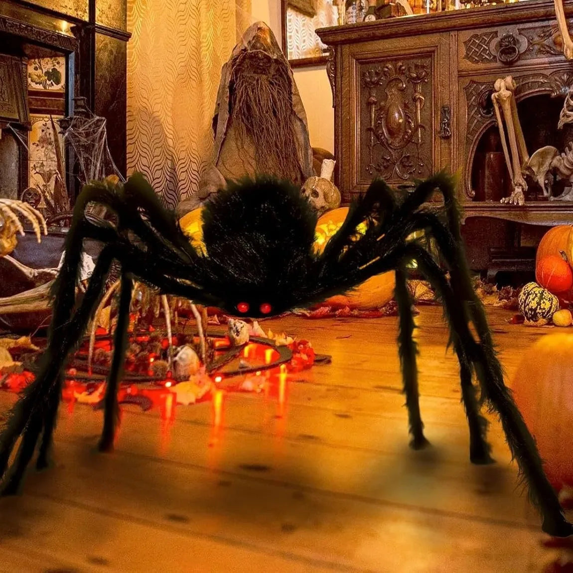 Giant Halloween Spider Decoration — Indoor & Outdoor Yard Prop