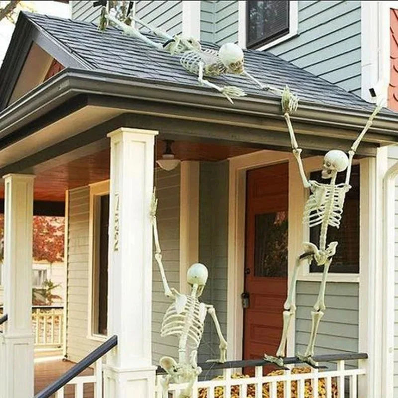 Hanging Skeleton Halloween Decoration — Haunted House Prop
