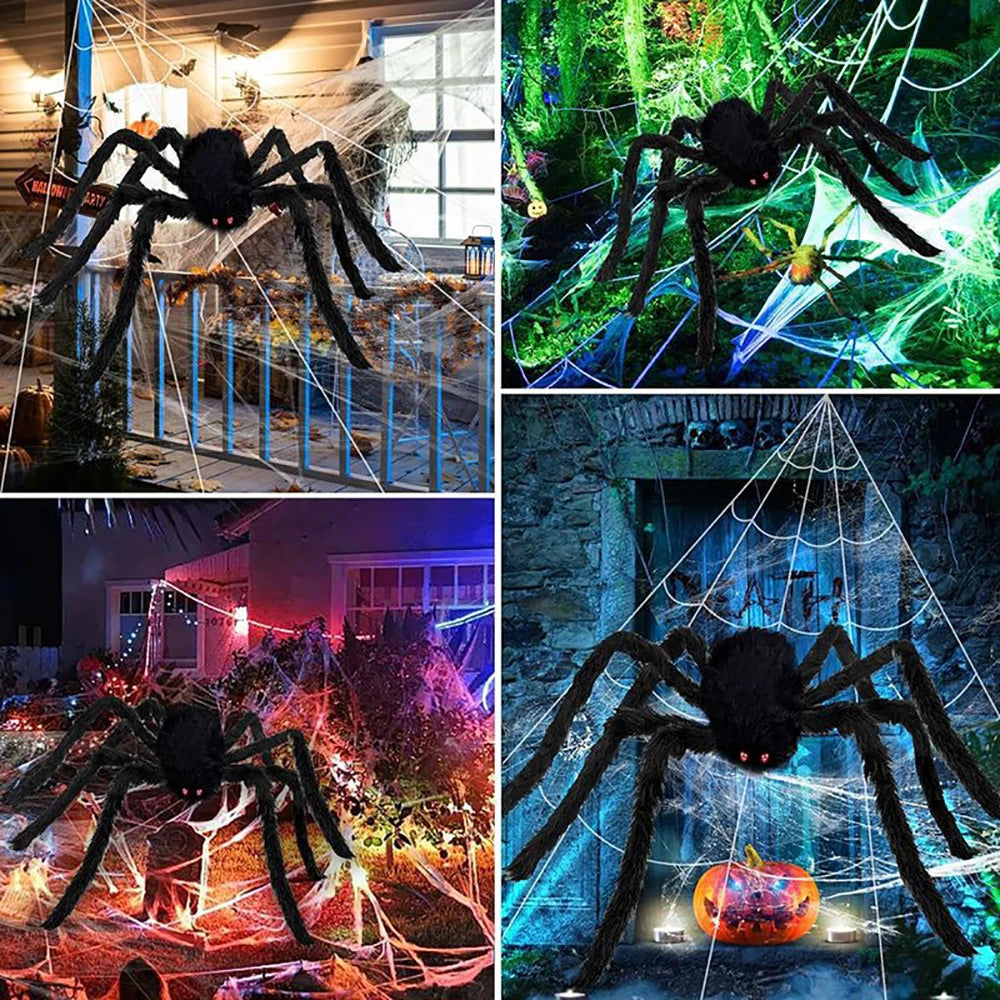 5M Giant Spider Web Halloween Decoration — Stretchy Triangle Web