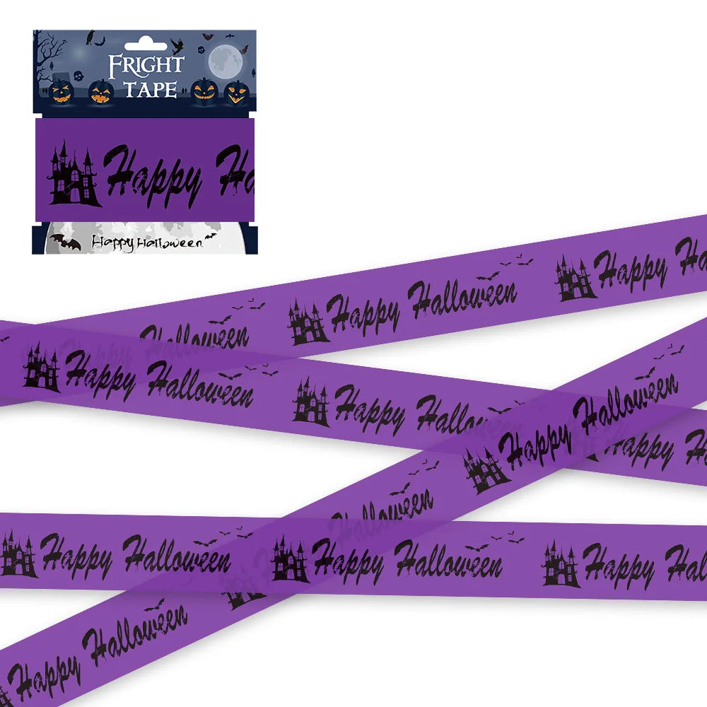 Halloween Skull Caution Tape — Warning Tape Party Decoration